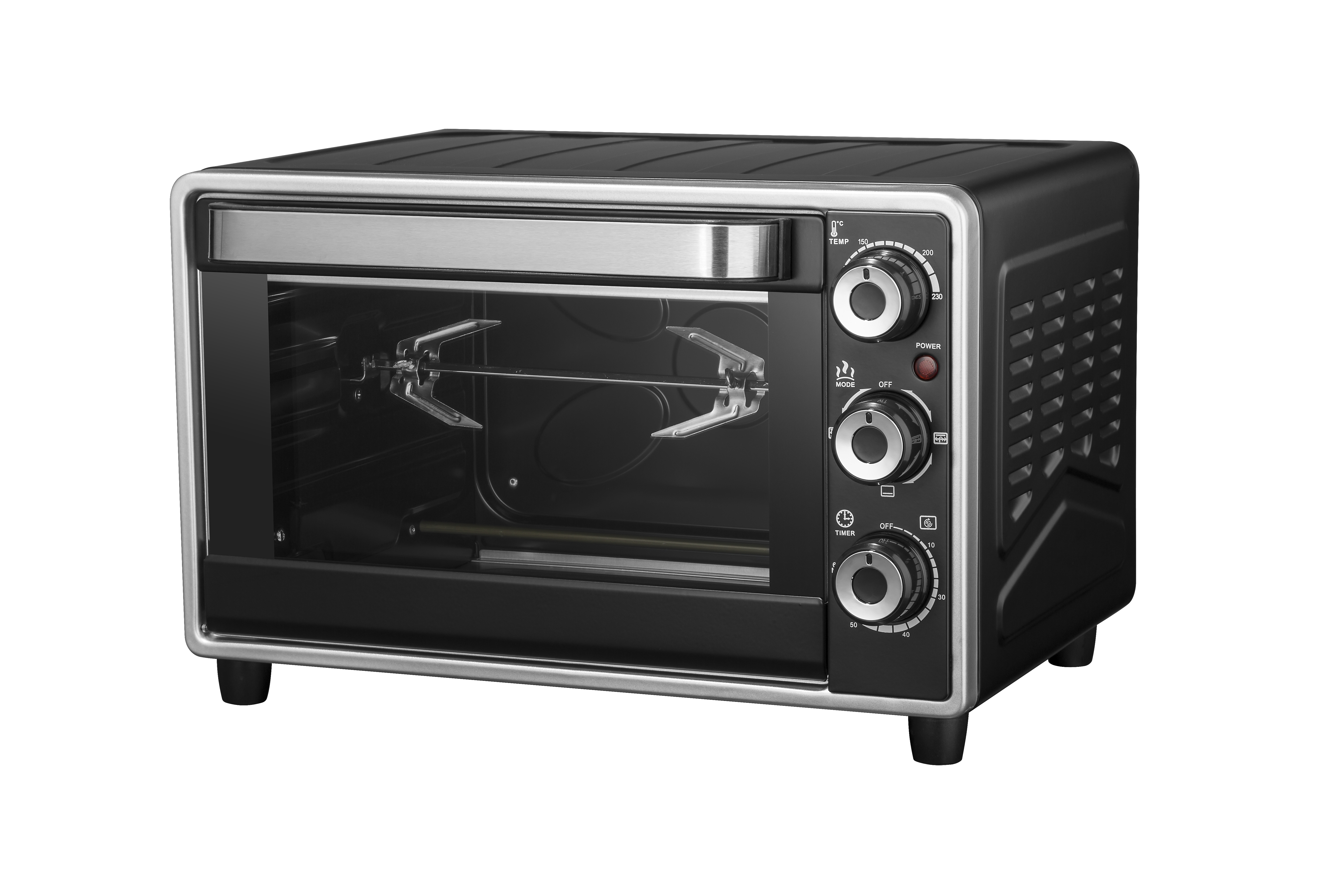 23L Toaster Oven-Black and Silvery HL-2303