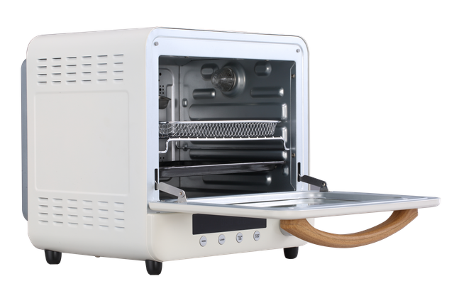 20L Air Fryer Steam Oven_ HL-20L-GS Wood-Grain handle
