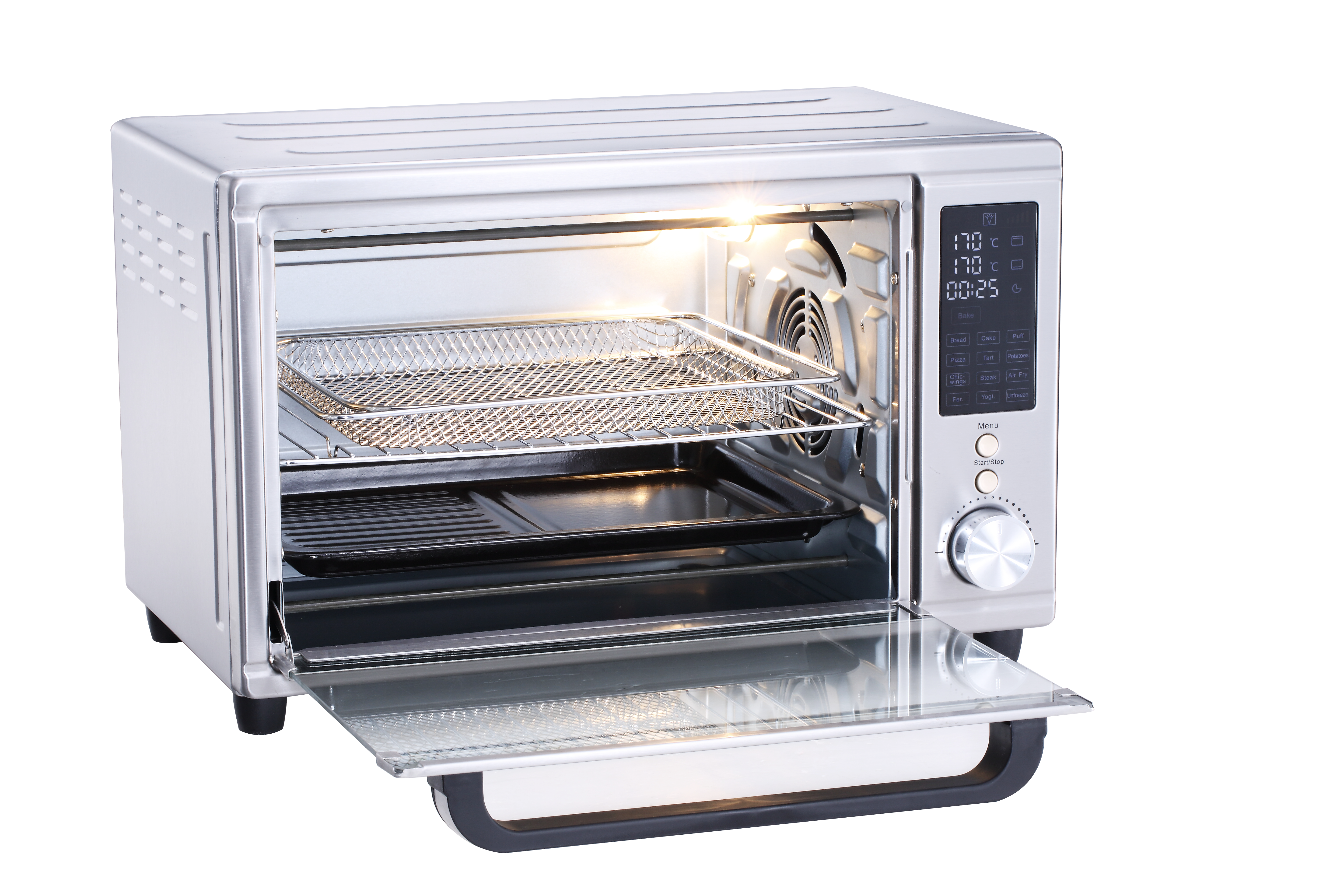 28L Digital Air Fryer Oven_ HL-28ARCL Stainless steel